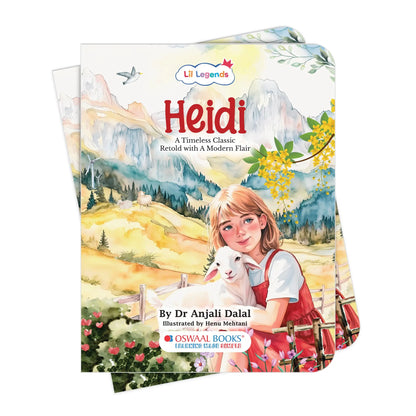 Lil Legends Heidi,  A Timeless Classic Retold with A Modern Flair | Illustrated Story Book | Vocabulary, Imagination and Value Booster Story for Young Readers | For Age 7+ 