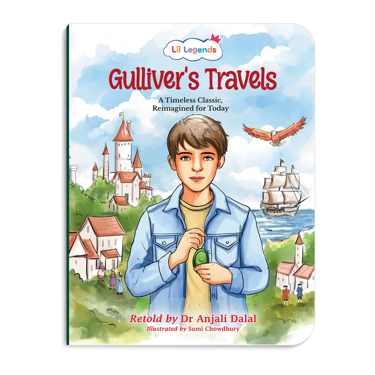 Lil Legends Timeless Classics Re-Imagined for Today | Set of 2 Illustrated Story Books | Heidi and Gulliver's Travels | Vocabulary, Imagination and Value Booster Stories | For Age 7+ 