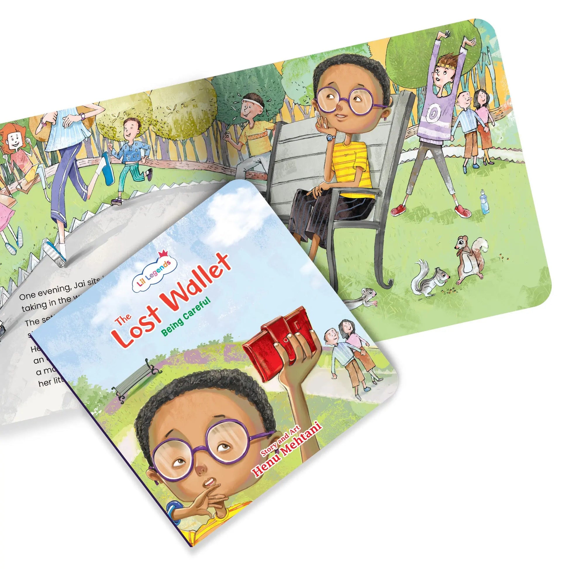 Lil Legends Mindful Moments Series - Pepper's First Peck, Lost Wallet, Hunger Pangs and Final Goodbye | Set of 4 Books for Kids | Illustrated Stories to Build Courage and Resilience | Age 5+ 