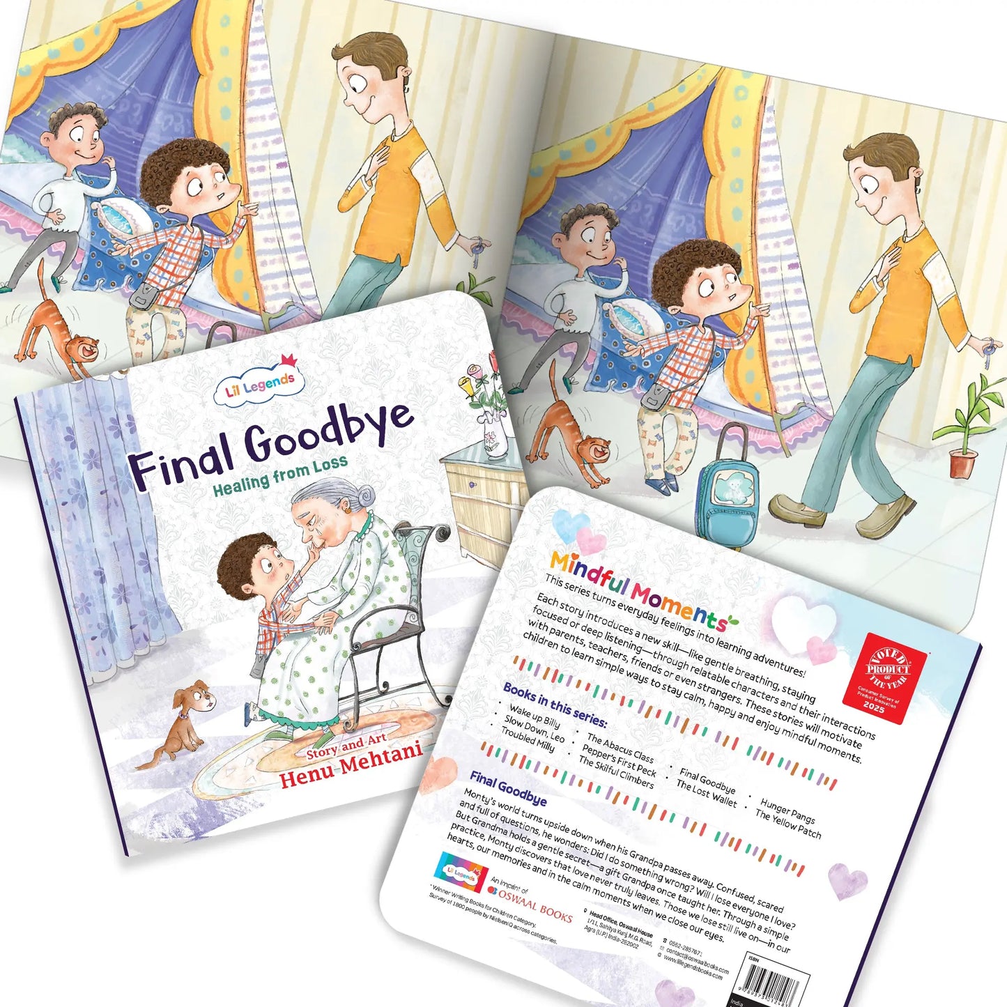 Lil Legends Mindful Moments Series - The Final Goodbye, Healing from Loss | Picture Story Book for Kids | Illustrated Stories to Build Self-Control and Emotional Learning | Age 5+ 