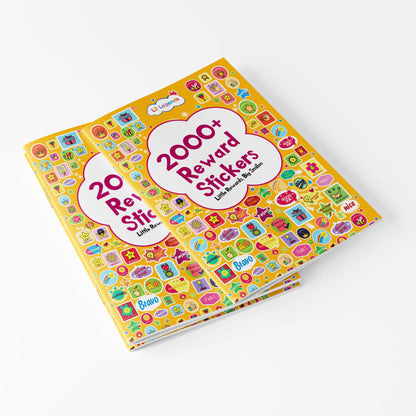 Lil Legends Reward Stickers Book, Little Rewards Big Smile 2000+ Motivational Stickers | Perfectly Curated for Teachers and Parents | Stars, Smileys and Praise Stickers | For School and Home 