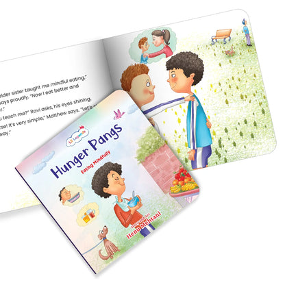 Lil Legends Mindful Moments Series - Hunger Pangs, Eating Mindfully I Picture Story Book for Kids | Illustrated Stories to Build Self-Control and Emotional Learning | Age 5+ 