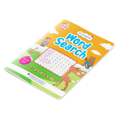 Lil Legends Word Search Puzzle Book for Kids Age 4+ Years - Interactive Learning Activity Book | Fun & Educational Puzzles to Boost Vocabulary, Spelling & Focus | Brain Games for Children 