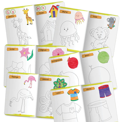 Lil Legends Books Of Copy Colouring Mega Pack of 20 Books for Kids | Alphabet, Numbers, Toys, Fairies and More | Fun Activities and Vocabulary Booster | For Nursery/LKG/UKG | Age 3+| 