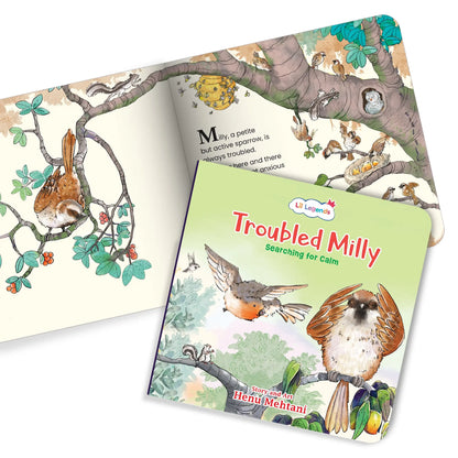 Lil Legends Mindful Moments Series - Troubled Milly, Searching for Calm | Picture Story Book for Kids | Illustrated Stories to Build Self-Control and Emotional Learning  | Age 5+ 