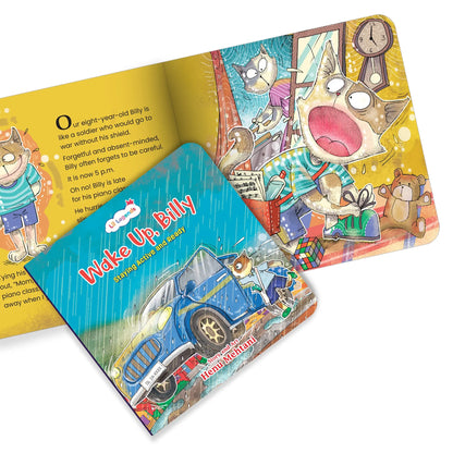Lil Legends Mindful Moments Series - Wake Up, Billy, Staying Active And Ready | Colourful Picture Story Book for Kids | Illustrated Stories to Build Self-Control and Emotional Learning | Age 5+ 