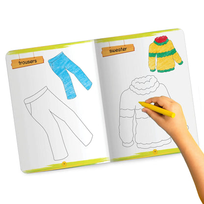 Lil Legends Set Of 10 Copy Colouring Books for Kids | Boxset of 10 Books | Alphabet, Numbers, Shapes and More |  Fun Activities and Vocabulary Booster | For Nursery/LKG/UKGF | Age 3+ 