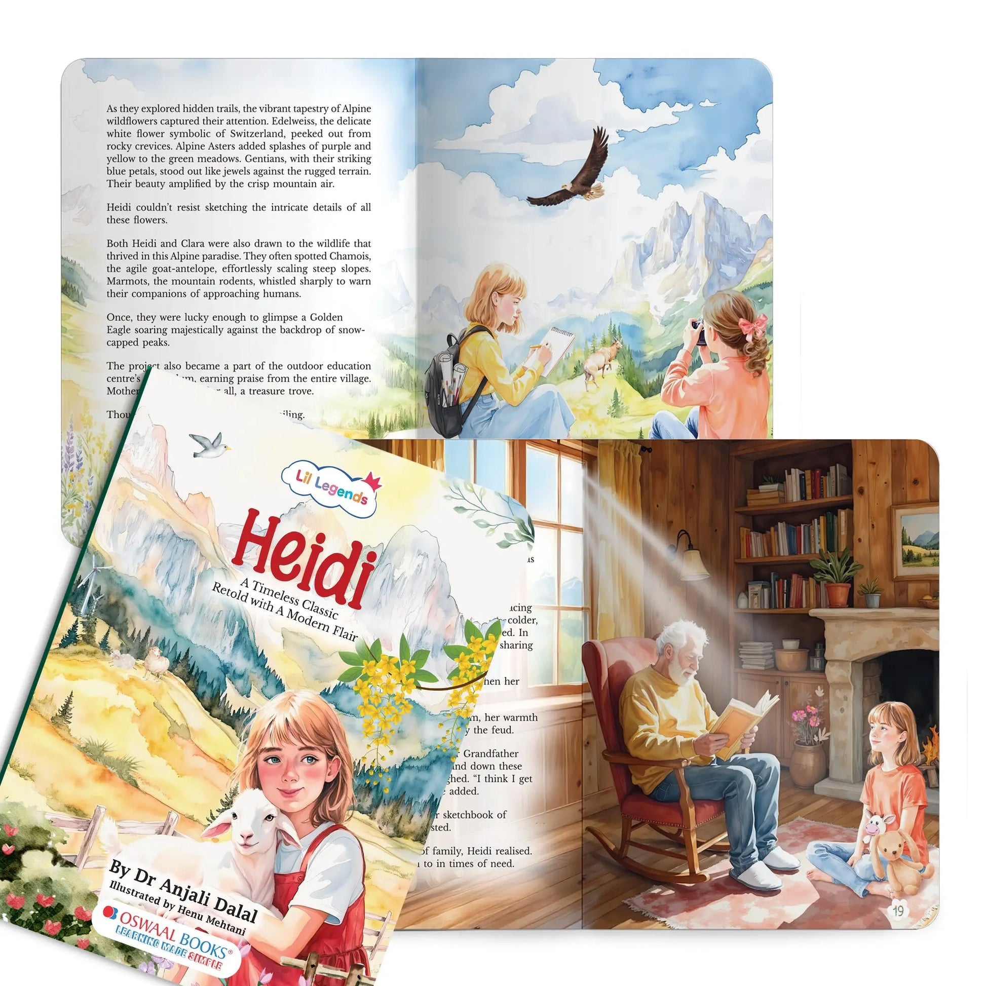 Lil Legends Timeless Classics Re-Imagined  for Today | Set of 3 Story Books | Heidi, Peter Pan and Gulliver's Travels | Vocabulary, Imagination and Value Booster Stories | For Age 7+ f 