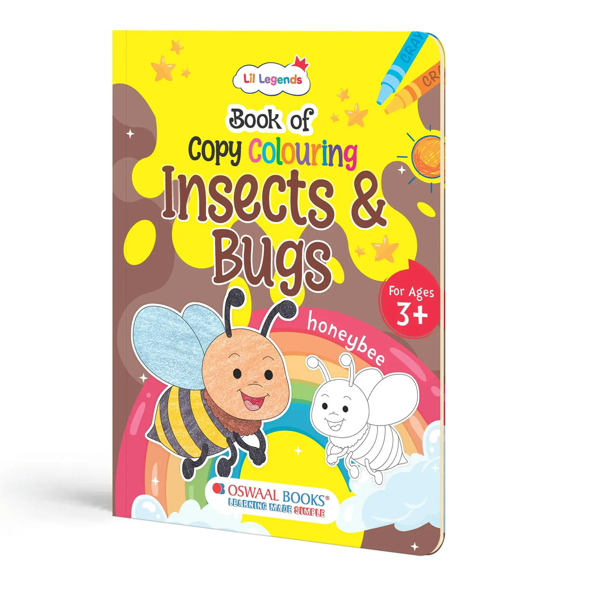 Lil Legends Books Of Copy Colouring Set of 5 Books for Kids | Community Helpers, Festivals, Things at Home and More | Fun Activities and Vocabulary Booster | For LKG/UKG | Age 3+ 