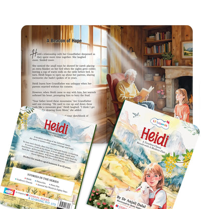 Lil Legends Heidi,  A Timeless Classic Retold with A Modern Flair | Illustrated Story Book | Vocabulary, Imagination and Value Booster Story for Young Readers | For Age 7+ 