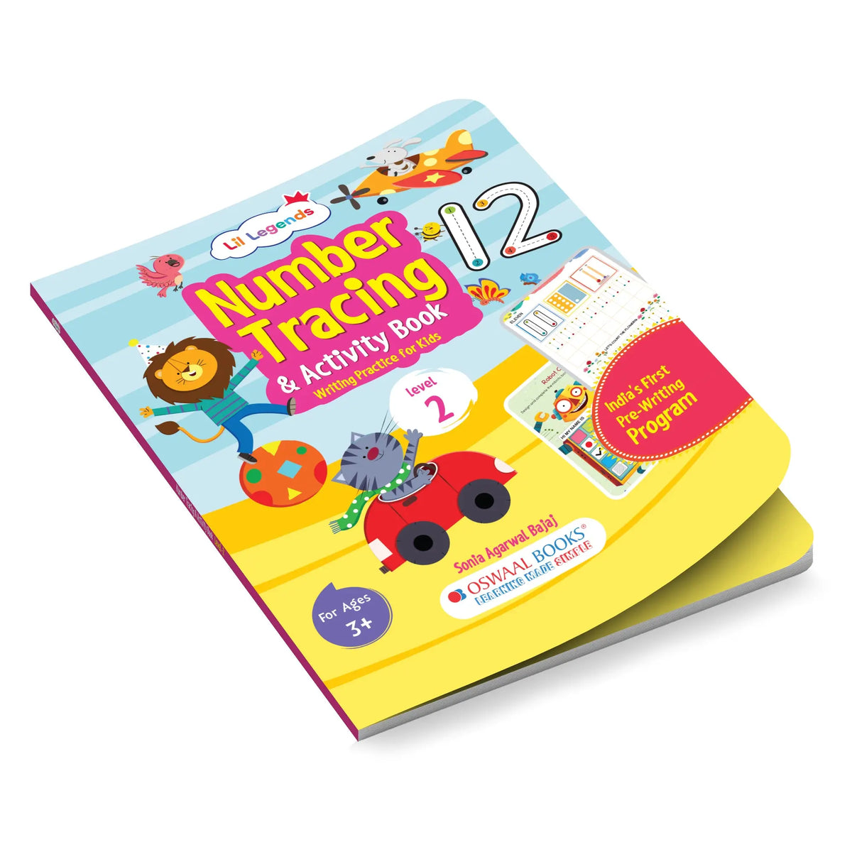Lil Legends Complete Handwriting Journey | 8 Books | Lines and Patterns to Cursive | Uppercase, Lowercase and Number Tracing | India's First Pre-Writing Programme | Age 2+ 