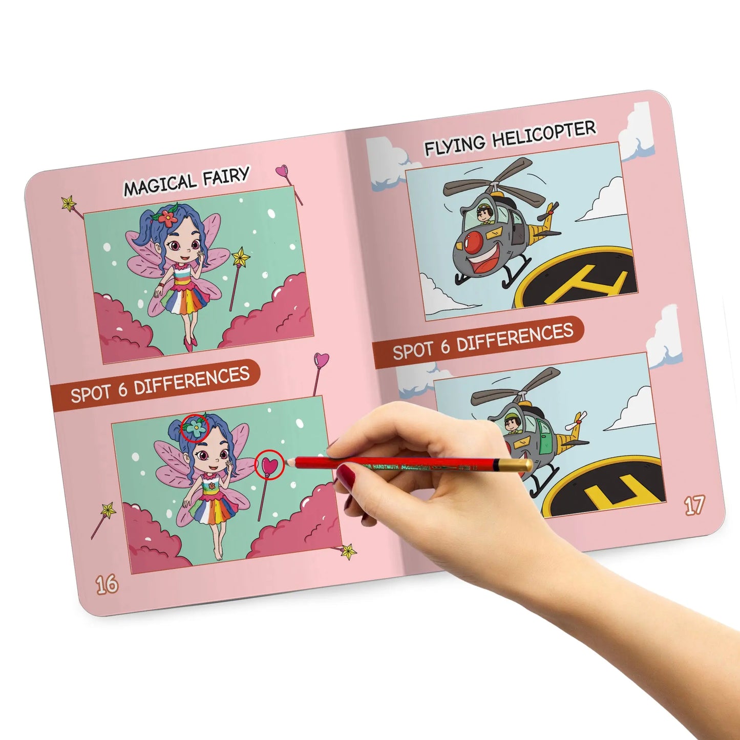 Lil Legends Spot the Difference Book for Kids Age 4+ Years - Interactive Learning Activity Book | Fun Puzzles to Boost Observation, Concentration & Critical Thinking | Brain Games for Children 