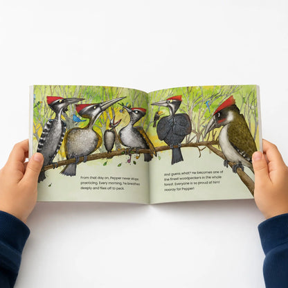 Lil Legends Mindful  Moments Series - Pepper's First Peck, Trying New Things | Picture Story Book for Kids | Illustrated Stories to Build Self-Control and Emotional Learning | Age 5+ 
