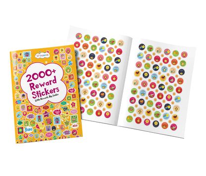 Lil Legends Reward Stickers Book, Little Rewards Big Smile 2000+ Motivational Stickers | Perfectly Curated for Teachers and Parents | Stars, Smileys and Praise Stickers | For School and Home 