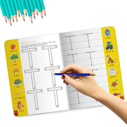 Lil Legends Early Writing Readiness | Set of 3 Books | Lines and Patterns + Number Tracing + Uppercase Tracing and Vocabulary | India's First Pre-Writing Programme | Age 2-5 