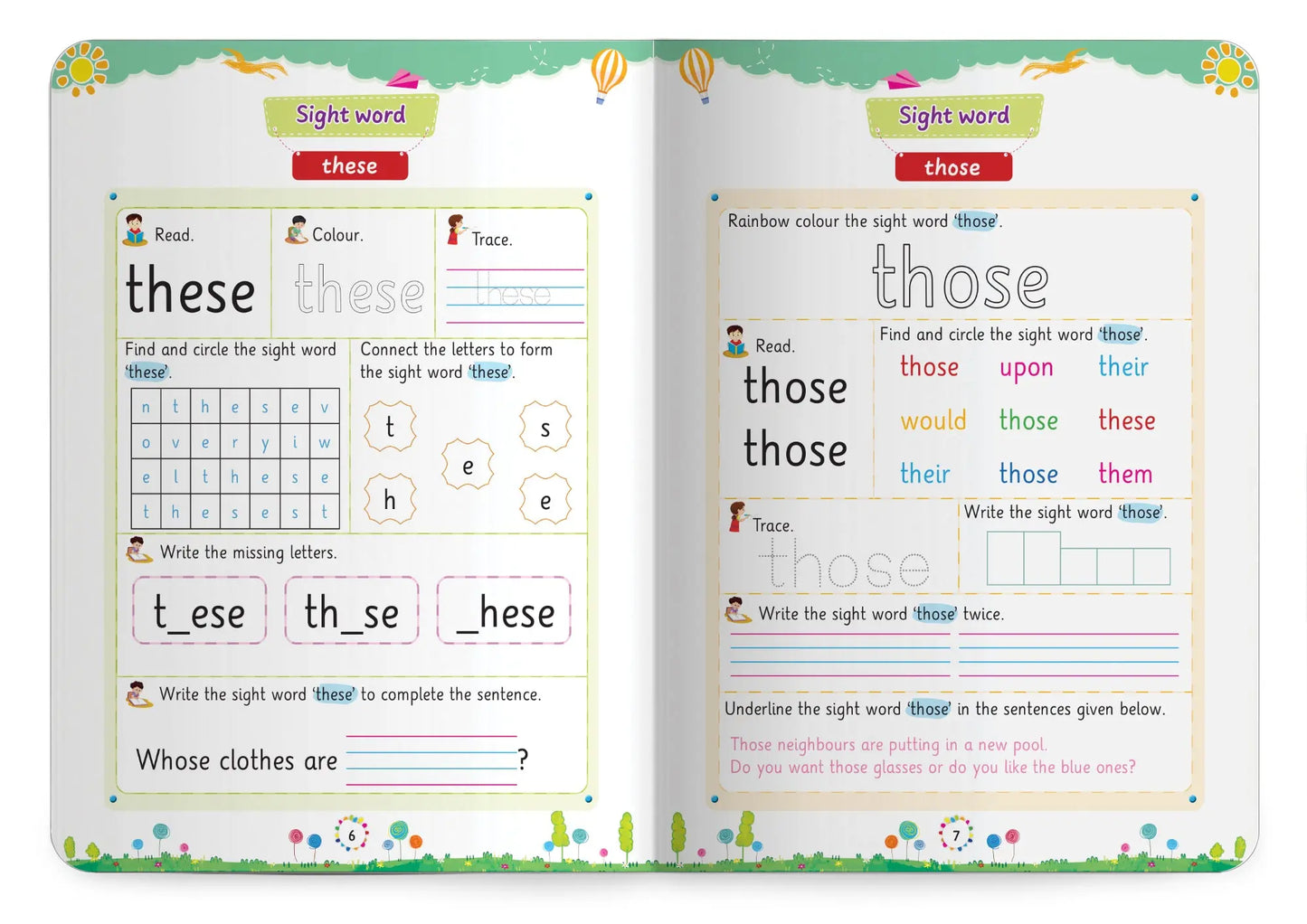 Lil Legends Incredible Phonics Sight Words Book Level 4 for Kids | Complex High Frequency Words and Sentence Reading | Fun Activity Book | For Class 1 and 2  | Age 6-8 