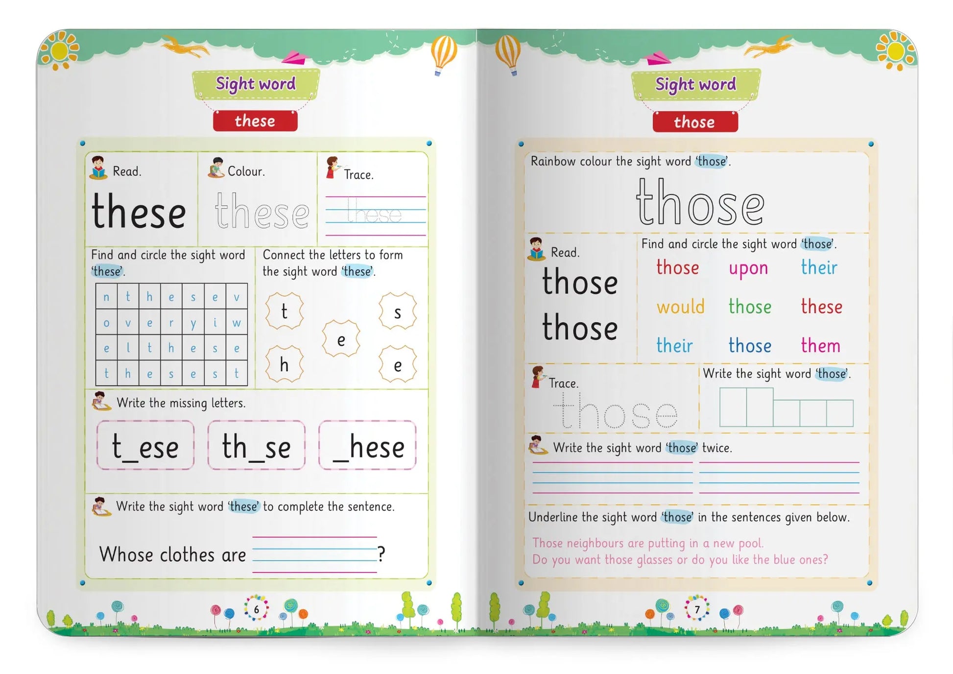Lil Legends Incredible Phonics Sight Words Book Level 4 for Kids | Complex High Frequency Words and Sentence Reading | Fun Activity Book | For Class 1 and 2  | Age 6-8 