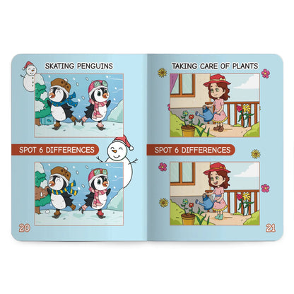 Lil Legends Spot the Difference Book for Kids Age 4+ Years - Interactive Learning Activity Book | Fun Puzzles to Boost Observation, Concentration & Critical Thinking | Brain Games for Children 