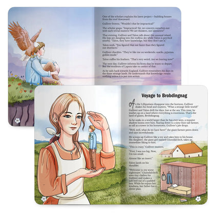 Lil Legends Timeless Classics Re-Imagined for Today | Set of 2 Illustrated Story Books | Heidi and Gulliver's Travels | Vocabulary, Imagination and Value Booster Stories | For Age 7+ 