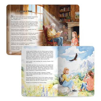 Lil Legends Timeless Classics Re-Imagined for Today | Set of 2 Illustrated Story Books | Heidi and Peter Pan | Vocabulary, Imagination and Value Booster Stories for Young Readers | For Age 7+ 