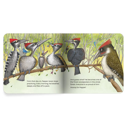Lil Legends Mindful  Moments Series - Pepper's First Peck, Trying New Things | Picture Story Book for Kids | Illustrated Stories to Build Self-Control and Emotional Learning | Age 5+ 