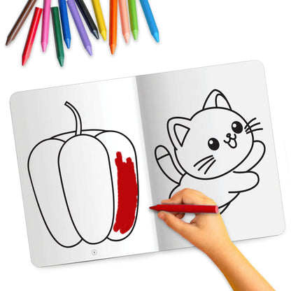 Lil Legends Crayon Colouring Book Vol 1 for Kids | Bold Outlines and Simple Designs | Animals, Birds and More | Fun Colouring Activity Book | For Nursery/LKG | Age 2+ 