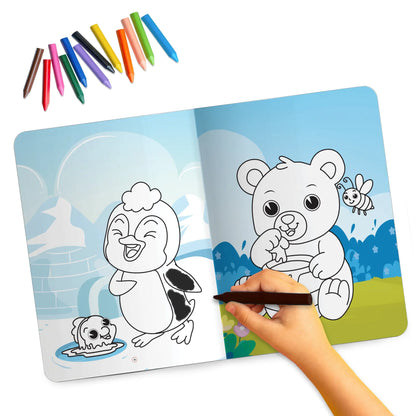 Lil Legends Jumbo Colouring Book Vol 3 for Kids | Bold Outlines and Fun Designs | Nature, Animals and Fun Scenes | Big Size Colouring Activity Book | For Toddlers/LKG/UKG | Age 5+ 