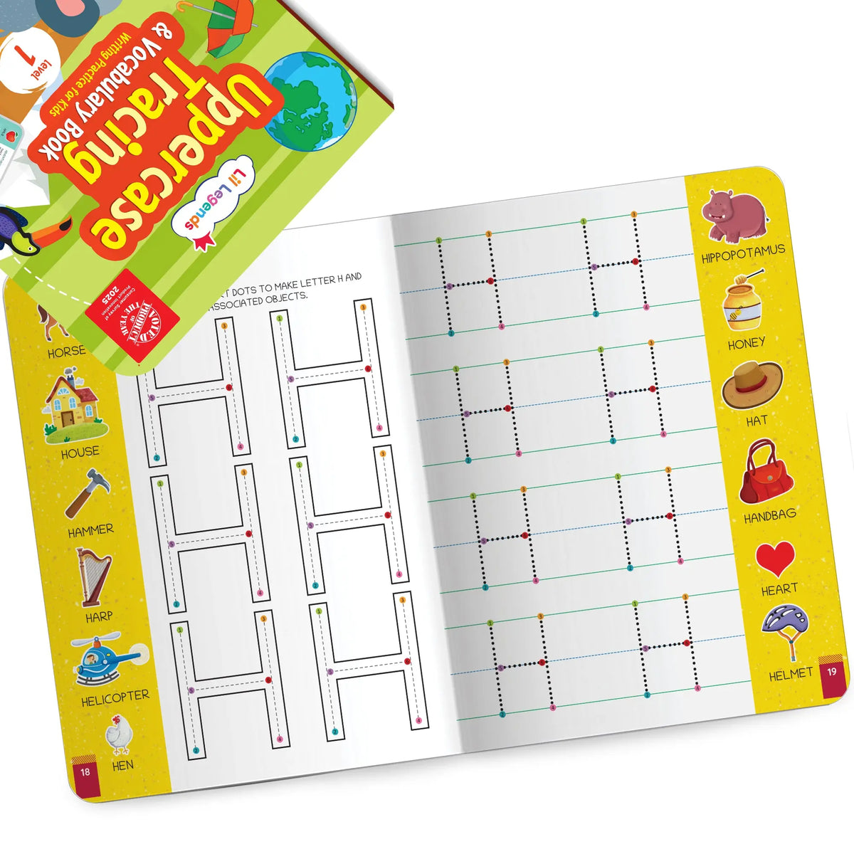 Lil Legends Alphabet Writing Starter Pack | 3 Books | Uppercase A-Z Levels 1 and 2 + Lowercase D'Nealian Style | India's First Pre-Writing Programme | LKG/UKG | Age 3-6 