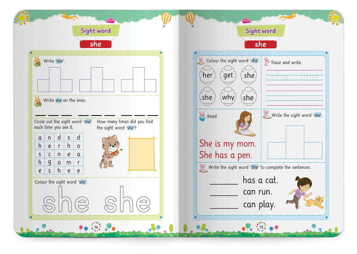 Lil Legends  Incredible Phonics  Level 2 Sight Words Book for Kids | High Frequency Words and Reading Practice | Vocabulary and Activity Book | For UKG and Class 1 | Age 4-6 