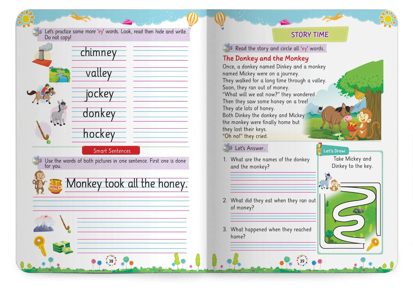 Lil Legends Incredible Phonics Level 4 Main Book for Kids | Long Vowels, Complex Blends, Multi-Syllabic Words | Phonics Reading Book | Advanced Phonics Workbook | For Class 1 and 2 |  Age 6-8 