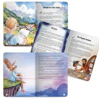 Lil Legends Timeless Classics Re-Imagined for Today | Set of 3 Story Books | Heidi, Pinocchio and Gulliver's Travels | Vocabulary, Imagination and Value Booster Stories | For Age 7+ 
