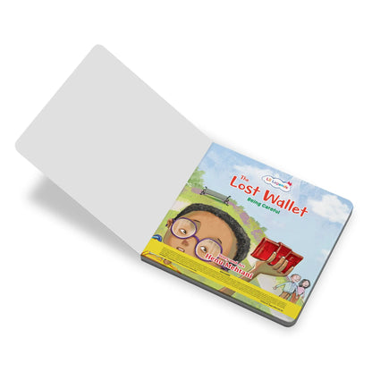 Lil Legends Mindful Moments Series - The Lost Wallet, Being Careful | Colourful Picture Story Book for Kids | Illustrated Stories to Build Self-Control and Emotional Learning | Age 5+ 