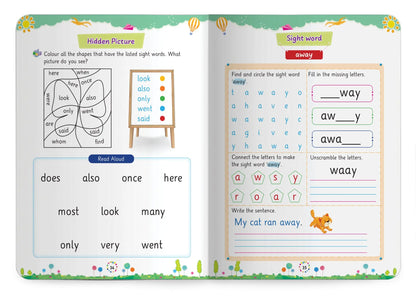 Lil Legends Incredible Phonics  Level 3 Sight Words Book for Kids | Tricky and High Frequency Words | Reading Fluency and Fun Activity Book | For Class 1 and  2 | Age 5-7 