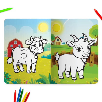 Lil Legends Jumbo Colouring Book Vol 2 for Kids | Bold Outlines and Fun Designs |  Animals, Birds and Nature Scenes | Big Size Colouring Activity Book | For Toddlers/LKG/UKG | Age 4+ 