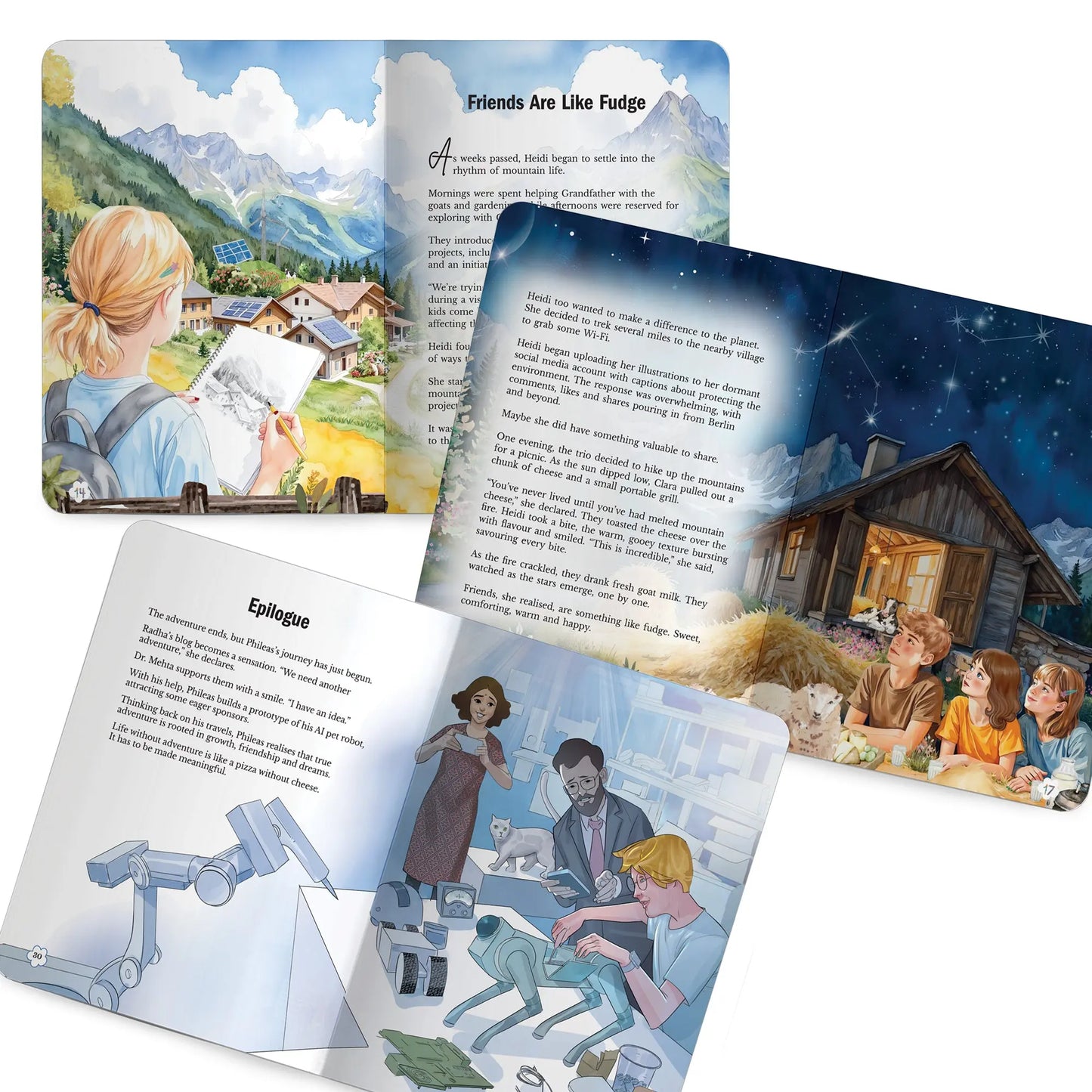 Lil Legends Timeless Classics Re-Imagined  for Today | Set of 3 Story Books | Heidi, Pinocchio and Around the World in 80 Days | Vocabulary, Imagination and Value Booster Stories | For Age 7+ 