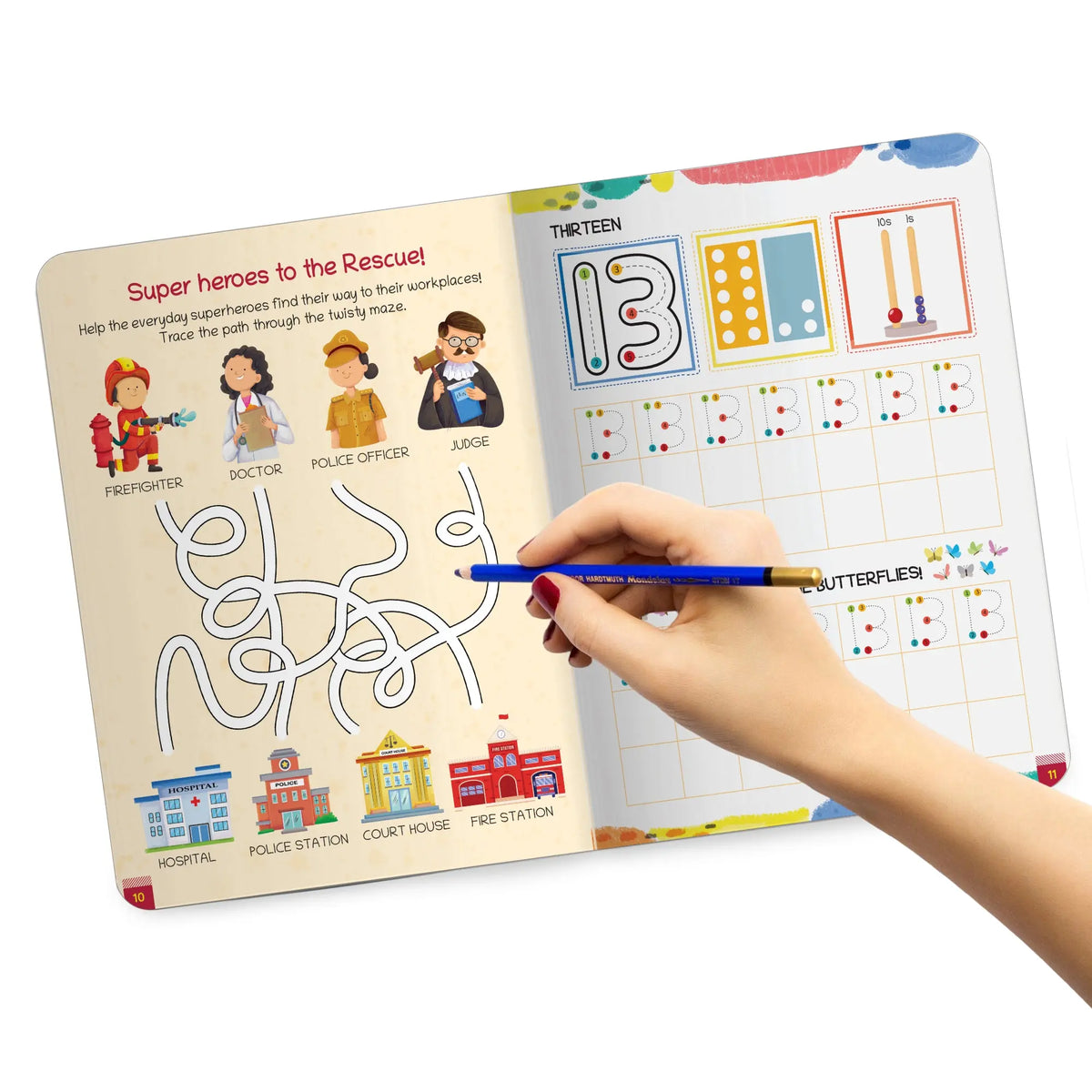 Lil Legends Complete Print Writing Pack | Set of 5 Books | Uppercase, Lowercase A-Z and Number Tracing 0-9 | India's First Pre-Writing Programme | Nursery/LKG/UKG | Age 2-6 