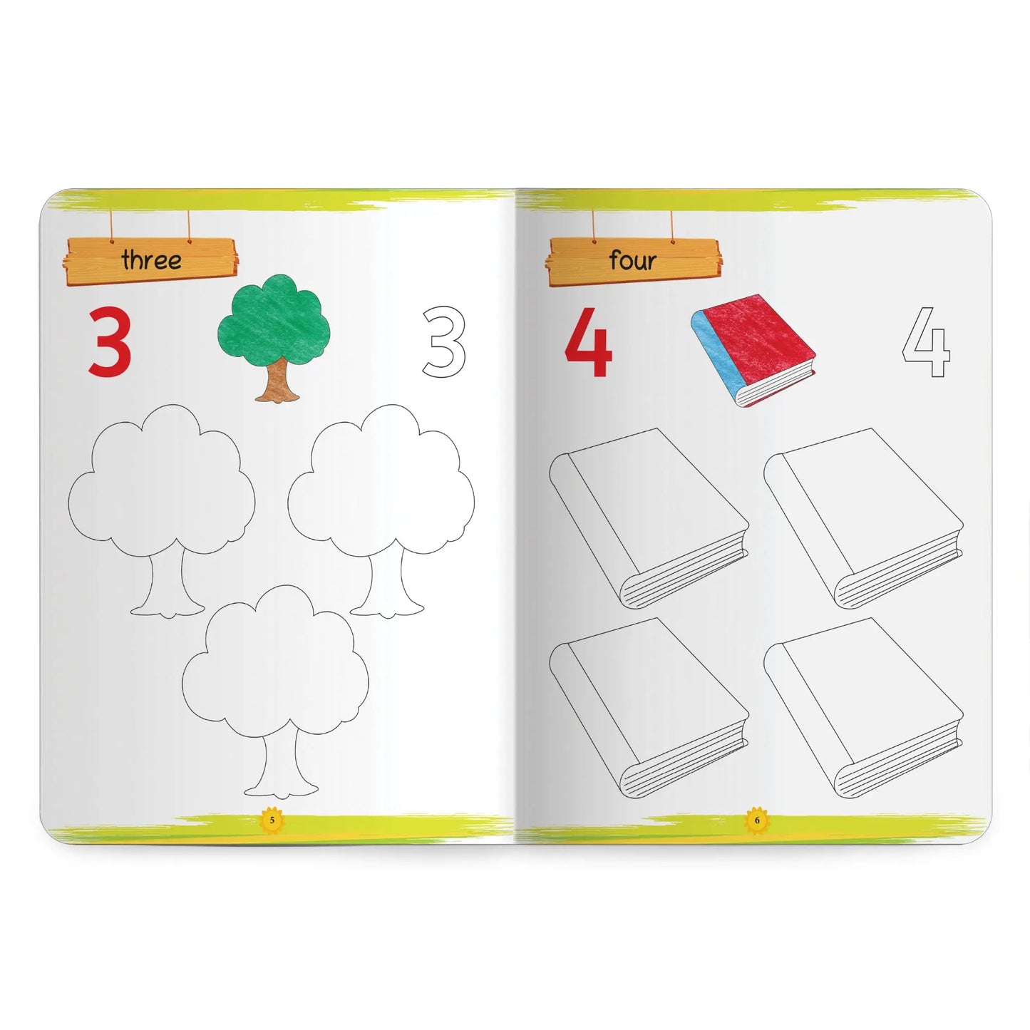 Lil Legends Books of Copy Colouring Set of 5 Books for Kids | Transport, Shapes, Numbers, Clothes and Birds | Fun Activities and Vocabulary Booster | For LKG/UKG | Age 3+ 