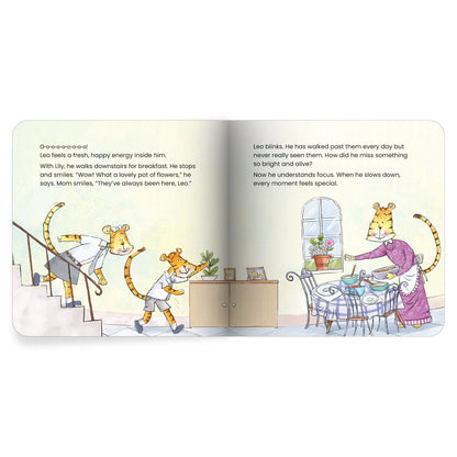 Lil Legends Mindful Moments Series - Slow Down, Leo, Staying Calm and Focused | Picture Story Book for Kids | Illustrated Stories to Build Self-Control and Emotional Learning | Age 5+ 