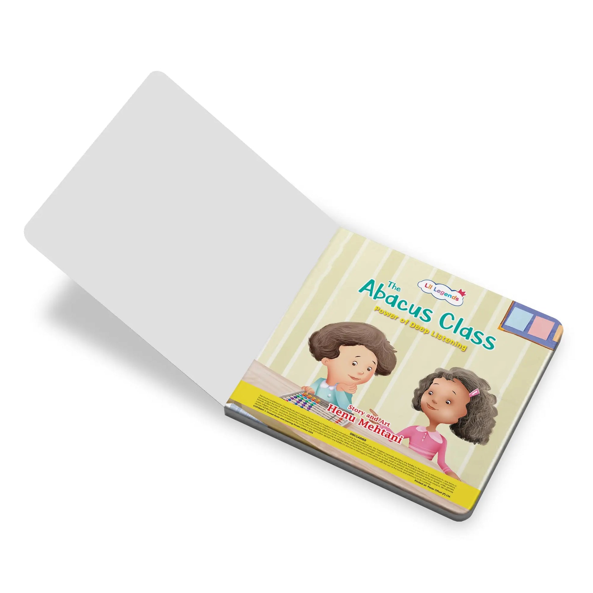 Lil Legends Mindful Moments Series - The Abacus Class, Power of Deep Listening | Picture Story Book for Kids | Illustrated Stories to Build Self-Control and Emotional Learning | Age 5+ 