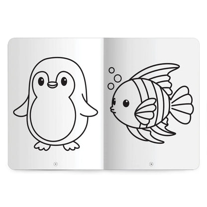 Lil Legends Crayon Colouring Book Vol 1 for Kids | Bold Outlines and Simple Designs | Animals, Birds and More | Fun Colouring Activity Book | For Nursery/LKG | Age 2+ 