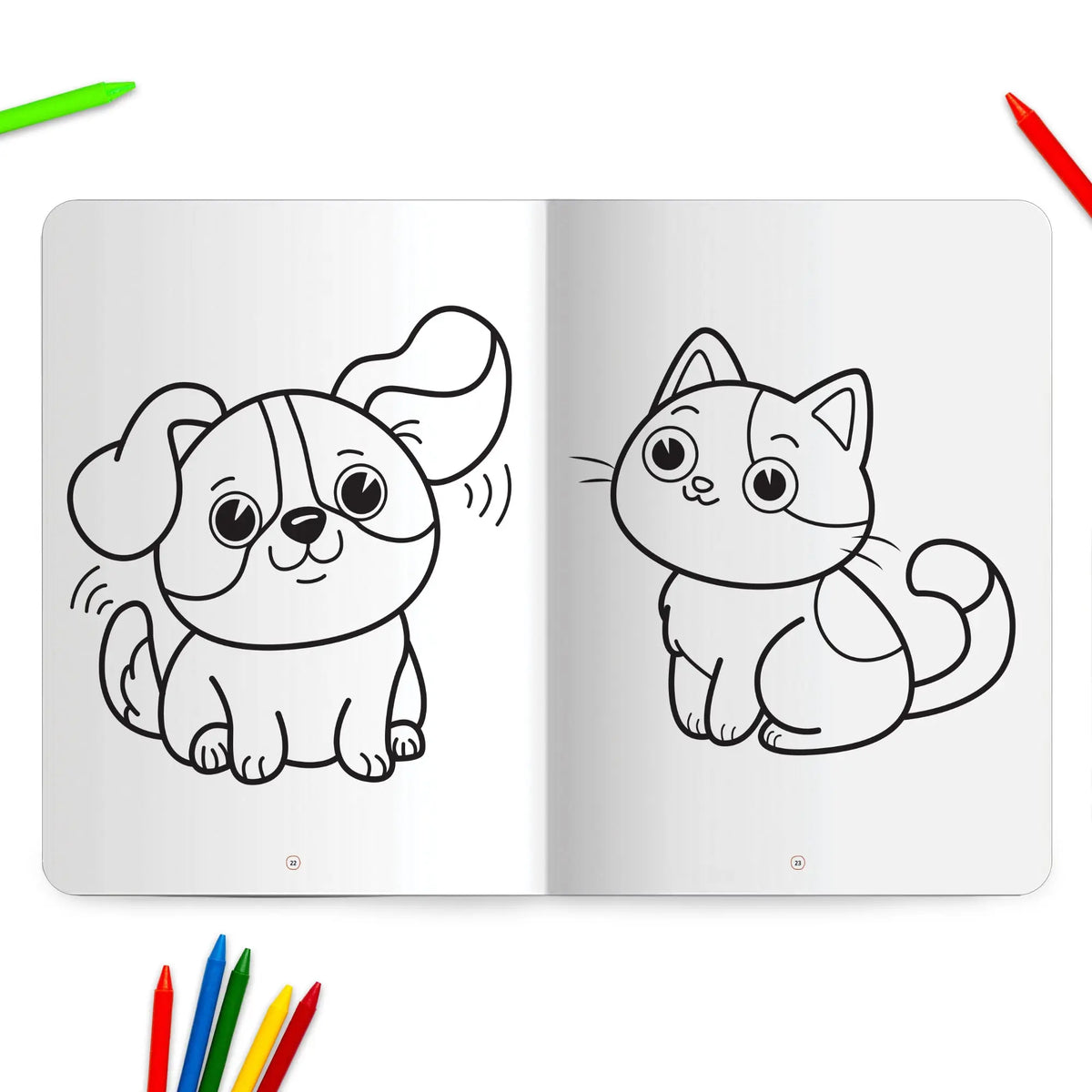 Lil Legends Jumbo Colouring Book Vol 1 for Kids | Bold Outlines and Fun Designs | Animals and Birds | Big Size Colouring Activity Book | For Nursery/LKG | Age 3+ 