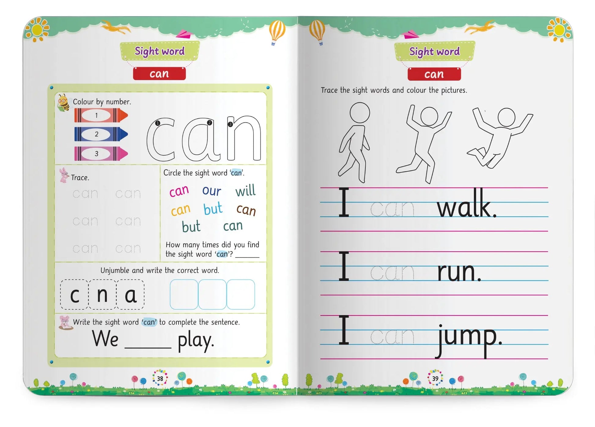 Lil Legends  Incredible Phonics  Level 2 Sight Words Book for Kids | High Frequency Words and Reading Practice | Vocabulary and Activity Book | For UKG and Class 1 | Age 4-6 