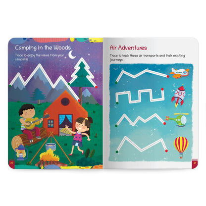 Lil Legends My First Pre-Writing Skills | Set of 2 Books | Lines and Patterns Level 0 + Number Tracing Level 1 | India's First Pre-Writing Programme | Nursery/LKG | Age 2-4 