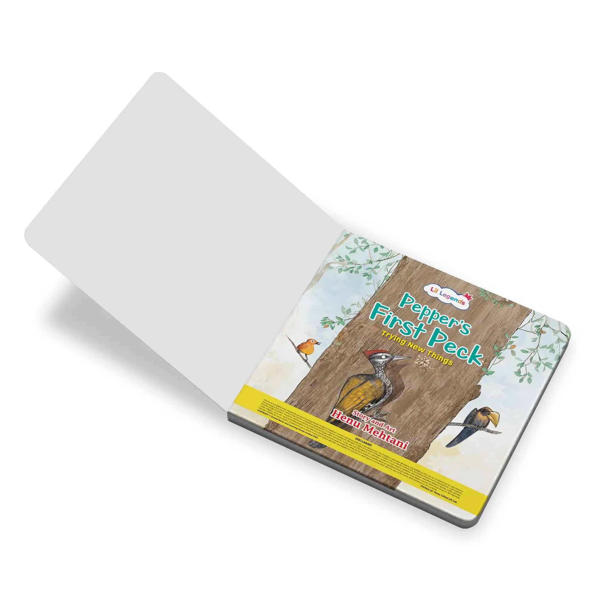Lil Legends Mindful  Moments Series - Pepper's First Peck, Trying New Things | Picture Story Book for Kids | Illustrated Stories to Build Self-Control and Emotional Learning | Age 5+ 