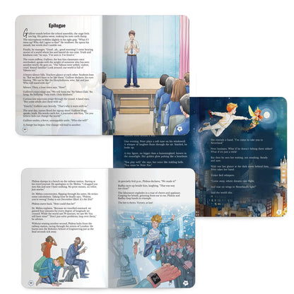 Lil Legends Timeless Classics Re-Imagined for Today | Set of 3 Books | Peter Pan, Gulliver's Travels and More | Vocabulary, Imagination and Value Booster Stories | For Age 7+ 