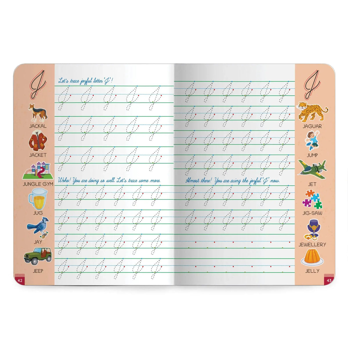 Lil Legends Cursive Writing Starter Pack | Set of 2 Books | Uppercase Level 1 and Lowercase Level 2 | Three Line Handwriting and Vocabulary Practice | For LKG/UKG | Age 4+ 
