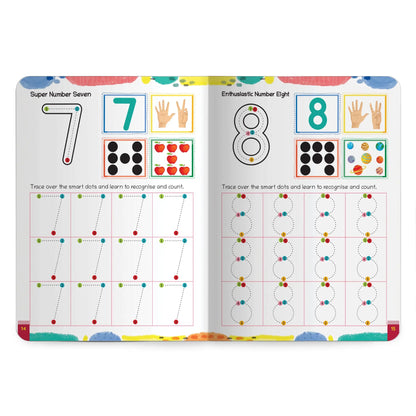 Oswaal Lil Legends Number Tracing & Activity Book for Kids | Level 1 | Writing Practice with Guided Tracing | Number Recognition & Pencil Control | Age 2–4 Years 