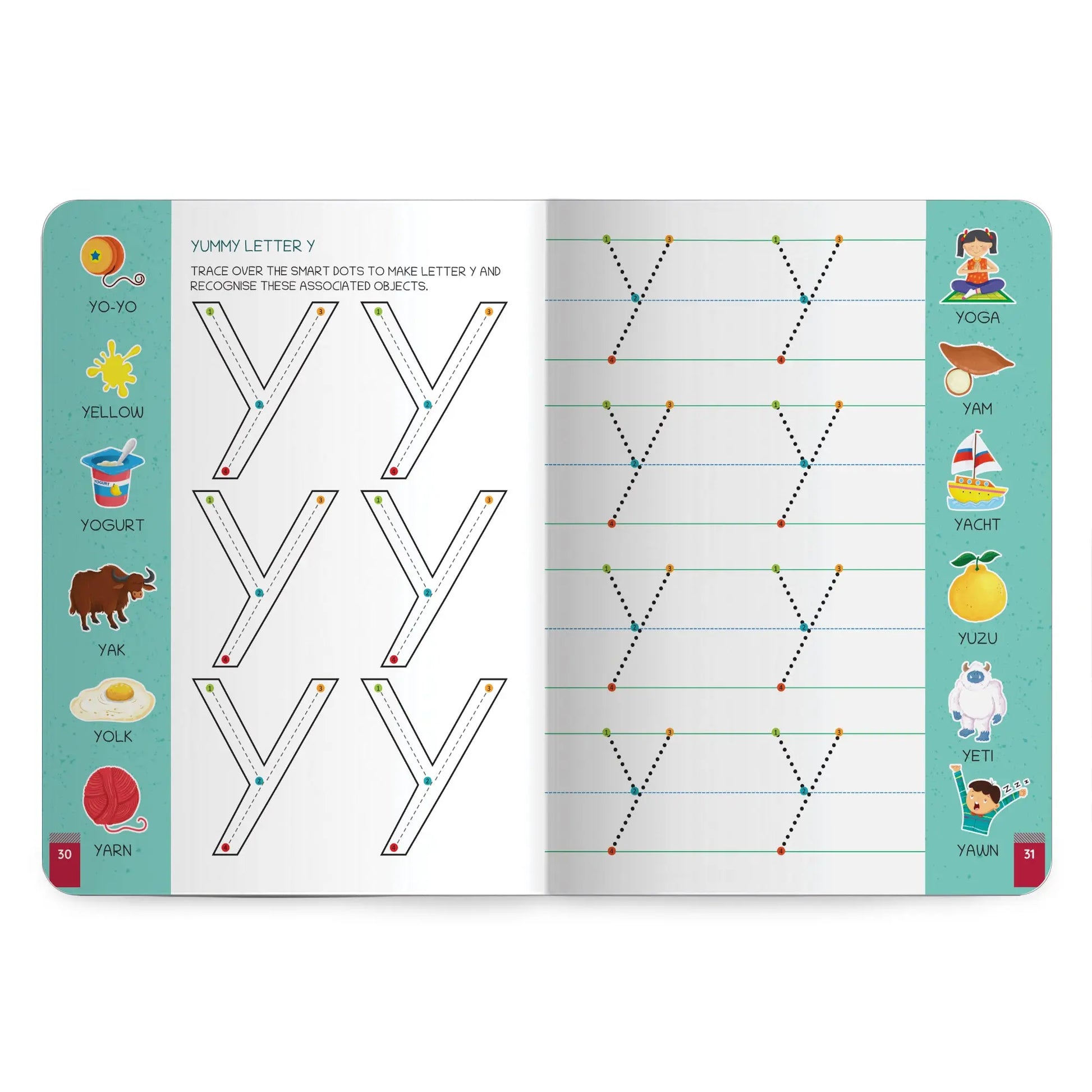 Lil Legends Writing Books Uppercase Tracing and Vocabulary Book  Level 1 for Kids | India's First Pre-writing Program | Workbook with Smart Dot Guidance | For Nursery/LKG/UKG |  Age 3+ 