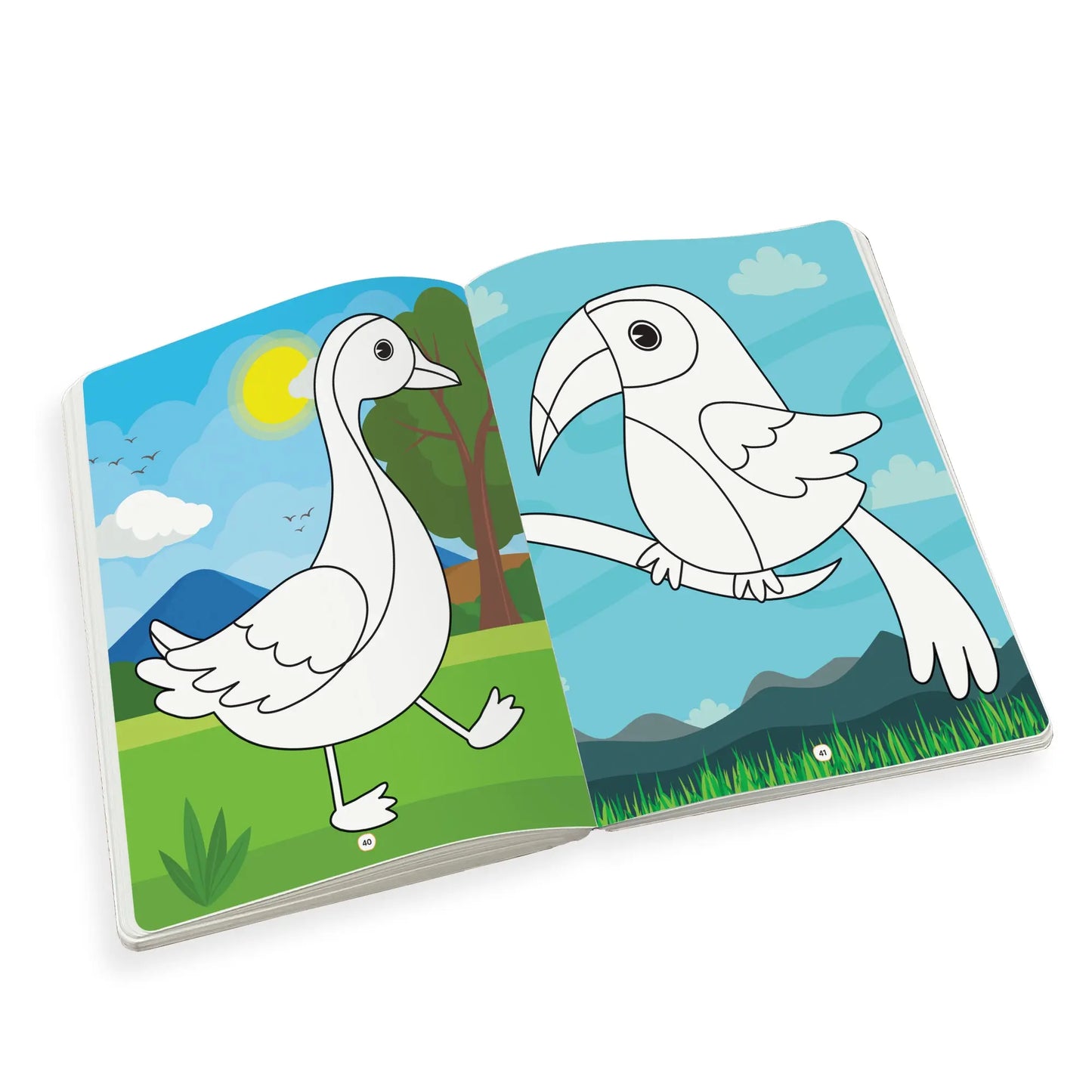 Lil Legends Crayon Colouring Book Vol 2 for Kids | Bold Outlines and Simple Designs | Animals, Birds and Surrounding World | Fun Colouring Activity Book | For Nursery/LKG | Age 3+ 