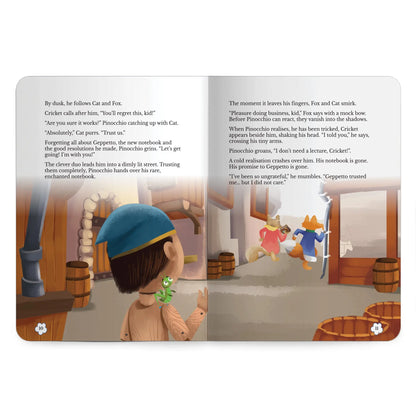 Lil Legends Timeless Classics Re-Imagined for Today | Set of 3 Story Books | Pinocchio, Peter Pan and Gulliver's Travels | Vocabulary, Imagination and Value Booster Stories | For Age 7+ 